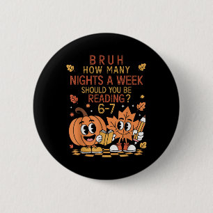 Badge Rond 5 Cm Combien de nuits par semaine devriez-vous lire 67