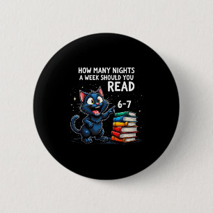 Badge Rond 5 Cm Combien de soirées par semaine devriez-vous lire_