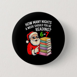 Badge Rond 5 Cm Combien de soirs par semaine devriez-vous lire 67 