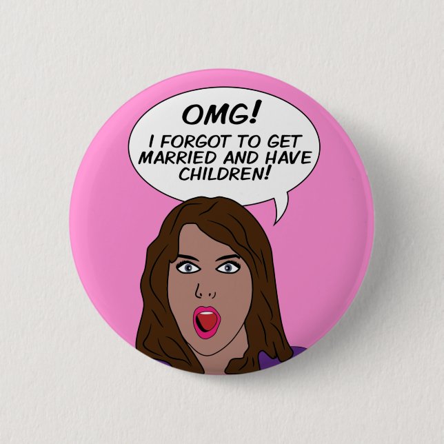 BADGE ROND 5 CM COMICS RÉTRO (Devant)