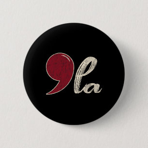 Badge Rond 5 Cm Comma La Kamala Walz 2024 Président Kamala-harris