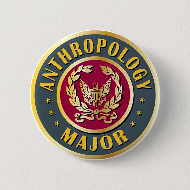 Badge Rond 5 Cm Commandant d'anthropologie (Devant)
