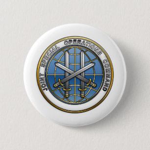 Badge Rond 5 Cm Commande d'opérations spéciales commune
