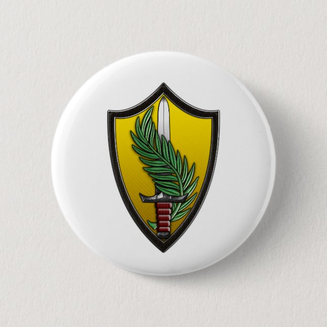Badge Rond 5 Cm Commandement central américain (Devant)
