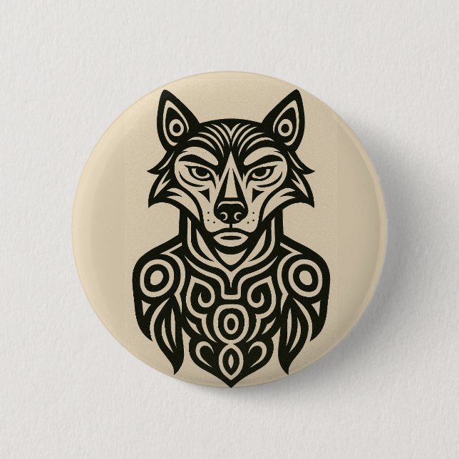 Badge Rond 5 Cm Commander Furry (Devant)