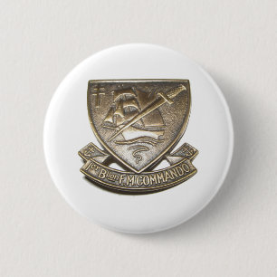 Badge Rond 5 Cm Commando Kieffer - Insigne 1er BFMC