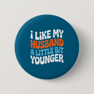 Badge Rond 5 Cm Comme conjoint engagement fiancé couple mari femme