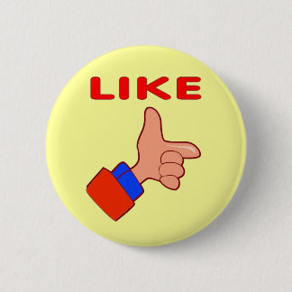 Badge Rond 5 Cm Comme Doigt, bouton