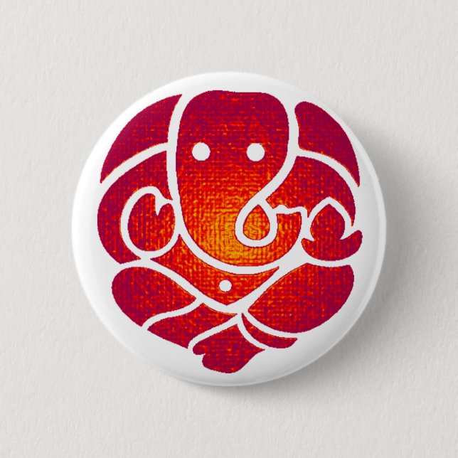 BADGE ROND 5 CM COMME GANESH MONTRE (Devant)