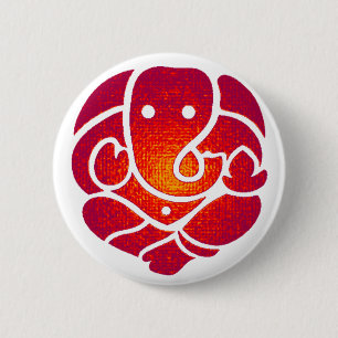 BADGE ROND 5 CM COMME GANESH MONTRE