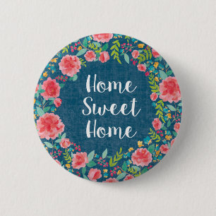 Badge Rond 5 Cm Comme la maison douce   à la maison de Frida VII