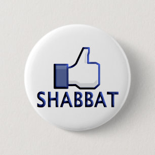 Badge Rond 5 Cm Comme Shabbat