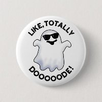 Comme Totalement Doode Funny Ghost Pun