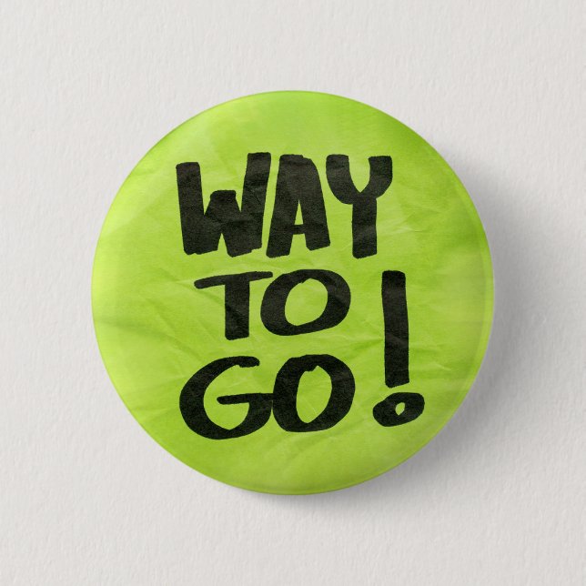 Badge Rond 5 Cm Comment aller Reconnaissance Louange positive pour (Devant)