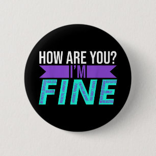 Badge Rond 5 Cm Comment Es-Tu Bien Sensibilisation À La Prévention