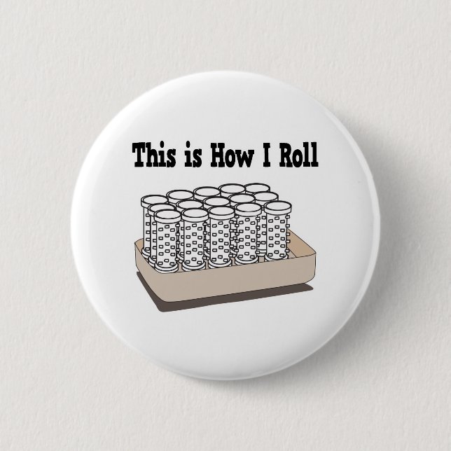 Badge Rond 5 Cm Comment faire pour rouler des garde-cheveux (Devant)