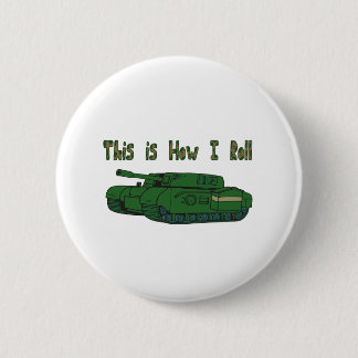 Badge Rond 5 Cm Comment je marche (char militaire)