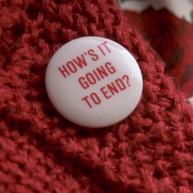 Badge Rond 5 Cm Comment va-t-il finir la broche ? (Créateur téléchargé)