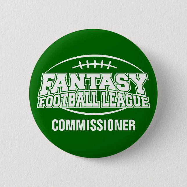 Badge Rond 5 Cm Commissaire FFL de football Imaginaire (Devant)