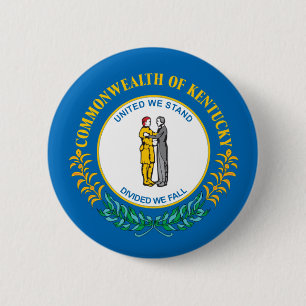 Badge Rond 5 Cm Commonwealth du Kentucky