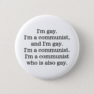 Badge Rond 5 Cm communiste gai