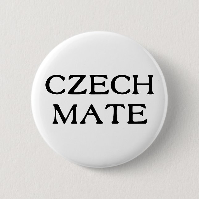 Badge Rond 5 Cm Compagnon tchèque (Devant)