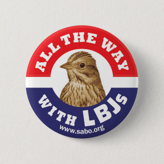 Badge Rond 5 Cm Complètement avec le bouton de LBJs