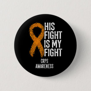 Badge Rond 5 Cm Complexe Syndrome Régional De Douleur Sa Lutte Est