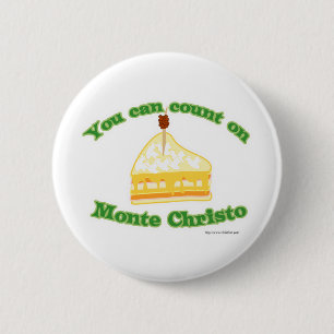 Badge Rond 5 Cm Compte sur Monte Christo