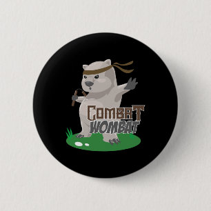 Badge Rond 5 Cm Comt Womt Funny Karate Womt Martial Artist Cadeau