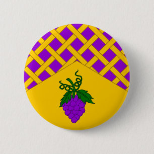 Badge Rond 5 Cm Comté de Bordescros Insigne Populace