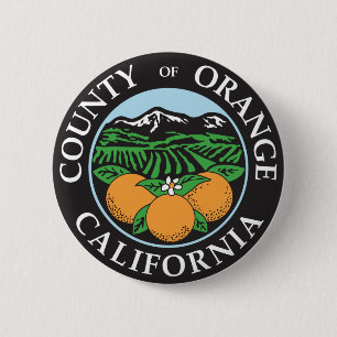 Badge Rond 5 Cm Comté d'Orange