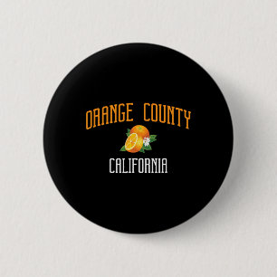 Badge Rond 5 Cm Comté d'Orange Californie surf sur l'océan Pacifiq