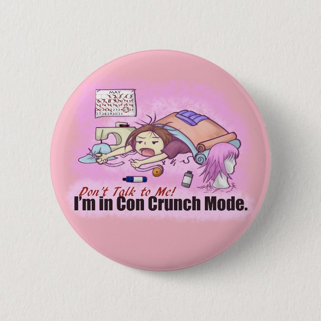 Badge Rond 5 Cm Con Crunch (Devant)