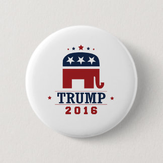 Badge Rond 5 Cm Conception 2016 d'éléphant de GOP d'atout