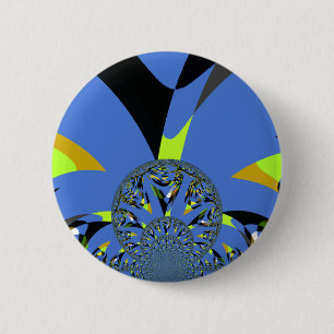 Badge Rond 5 Cm Conception artistique d'arches cool avec des sphèr