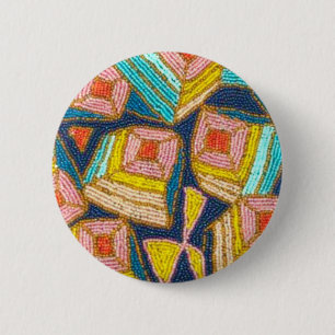 Badge Rond 5 Cm Conception assez perlée d'art déco