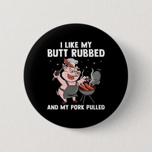 Badge Rond 5 Cm Conception BBQ drôle pour hommes femmes amateur de