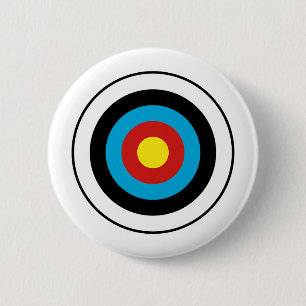 Badge Rond 5 Cm Conception cible Bullseye