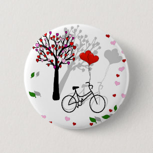 Badge Rond 5 Cm Conception d'amour