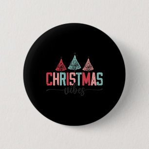 Badge Rond 5 Cm Conception d'arbre festif pour tout-petits T Shir