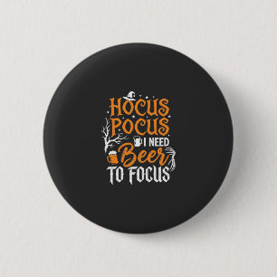 Badge Rond 5 Cm Conception de bière Hocus Pocus Halloween_1