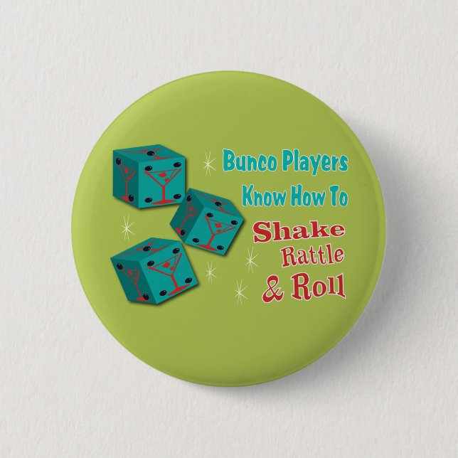 Badge Rond 5 Cm Conception de Bunco de matrices de Martinit de (Devant)