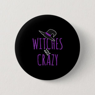 Badge Rond 5 Cm Conception de chapeau de sorcière - les sorcières