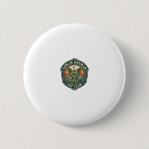 Badge Rond 5 Cm Conception de chat mignon de gobelin lutin - Gobel