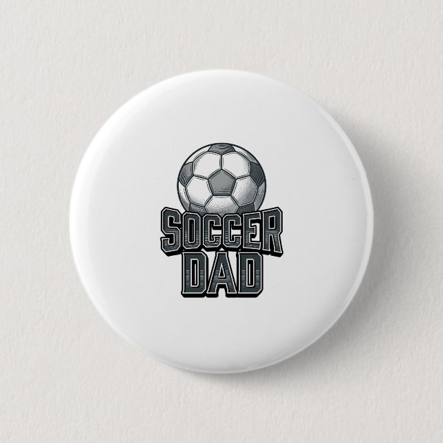 Badge Rond 5 Cm Conception de chemise à gravure audacieuse pour pa (Devant)