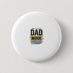 Badge Rond 5 Cm Conception de chemise à gravure vintage mode Papa