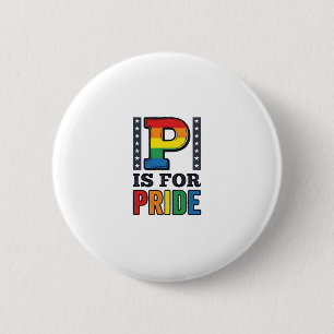 Badge Rond 5 Cm Conception de chemise arc-en-ciel de lettre de fie