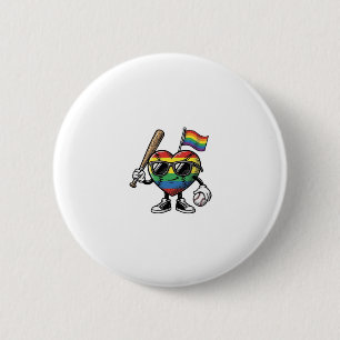 Badge Rond 5 Cm Conception de chemise de fierté de baseball de coe