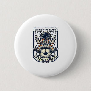 Badge Rond 5 Cm Conception de chemise de signe de paix de football